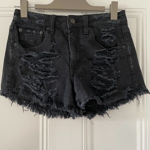American Eagle Vintage Black Jean Short